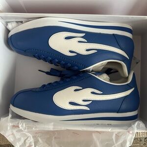 The Flame 4Hunnid Blue Sneakers